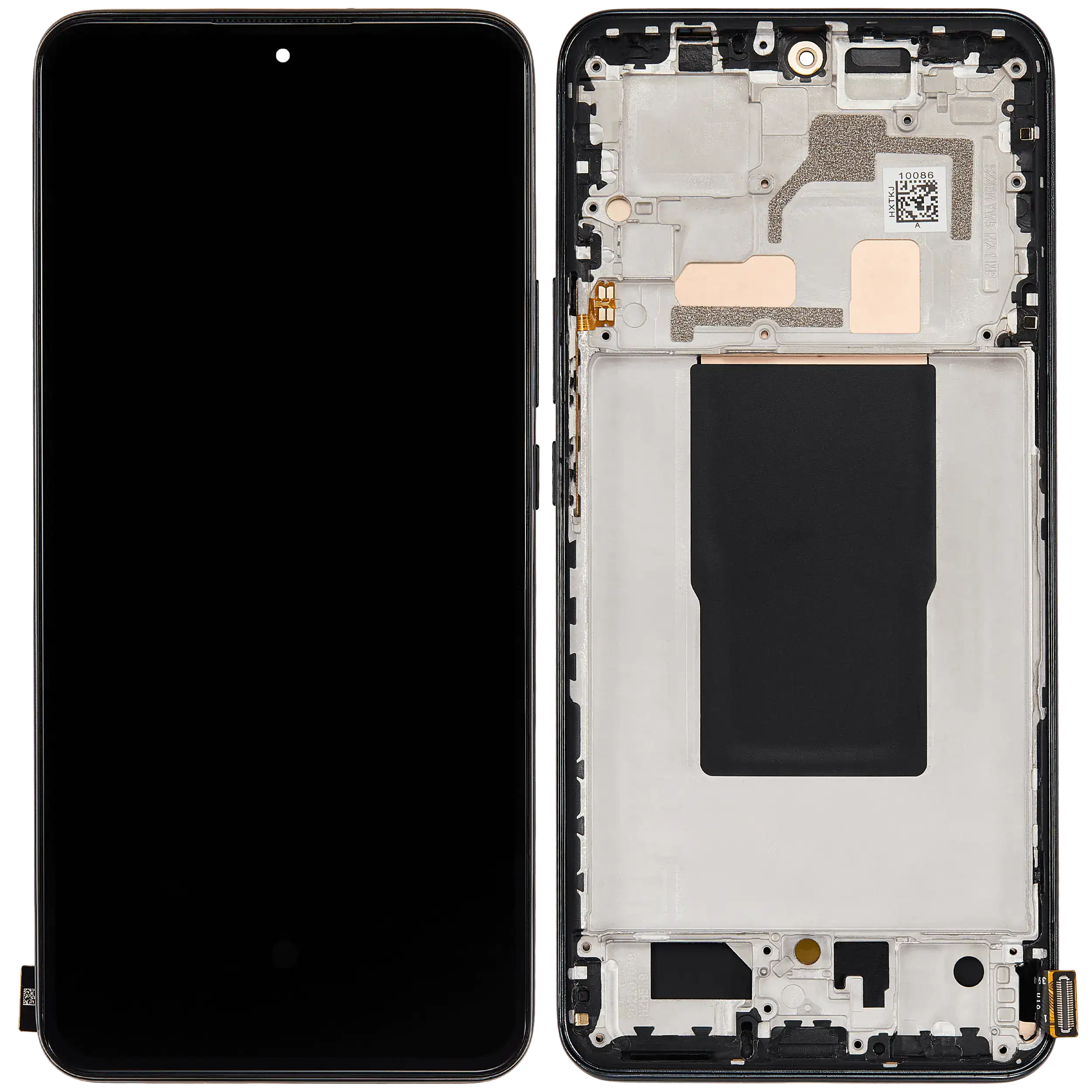 OLED Display mit Rahmen für Xiaomi 12T / 12T Pro / Redmi K50 Ultra (professionell aufgearbeitet) (Black (Schwarz)) – Bild 2