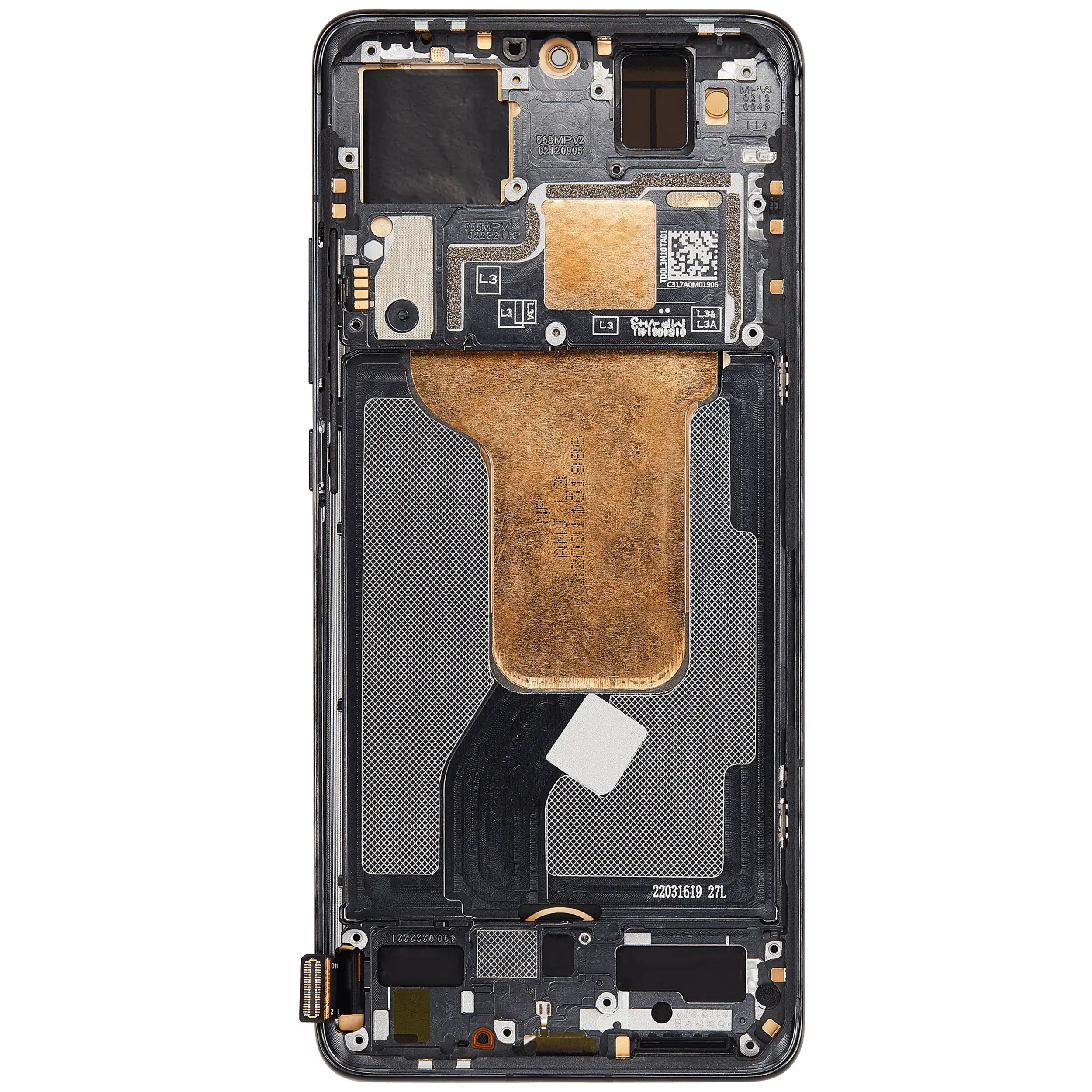 OLED Display mit Rahmen für Xiaomi 12 / 12X / 12S (professionell aufgearbeitet) (Gray (Grau)) – Bild 4