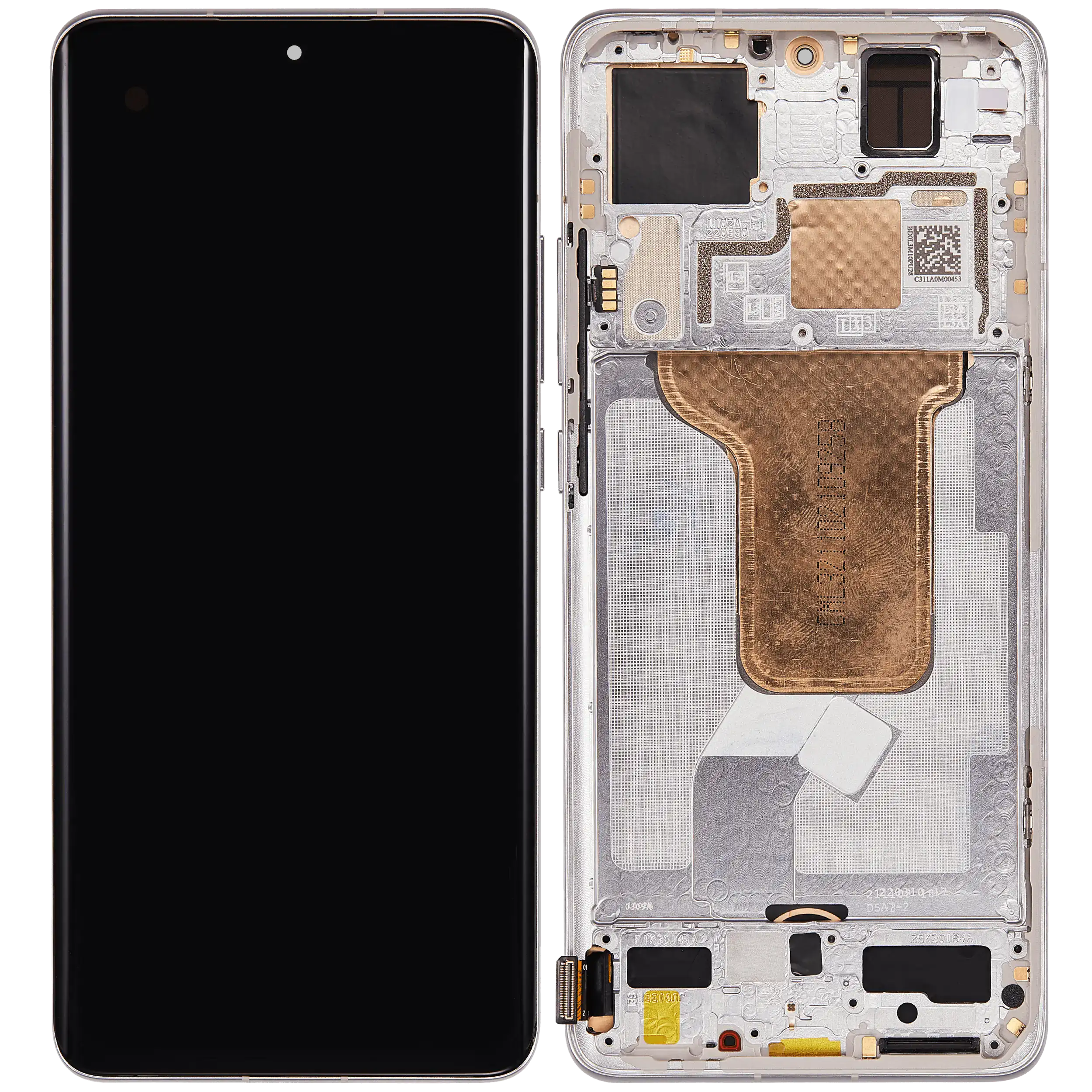 OLED Display mit Rahmen für Xiaomi 12 / 12X / 12S (professionell aufgearbeitet) (Purple (Violett)) – Bild 2