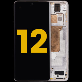 OLED Display mit Rahmen für Xiaomi 12 / 12X / 12S (professionell aufgearbeitet) (Purple (Violett))