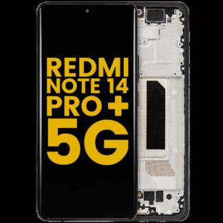OLED Display mit Rahmen für Xiaomi Redmi Note 14 Pro Plus 5G (professionell aufgearbeitet) (Midnight Black (Schwarz))