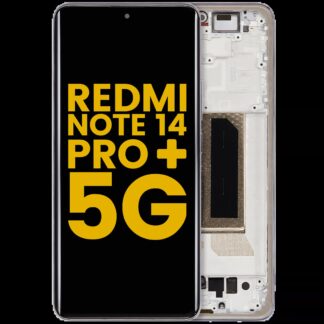 OLED Display mit Rahmen für Xiaomi Redmi Note 14 Pro Plus 5G (professionell aufgearbeitet) (Lavender Purple)