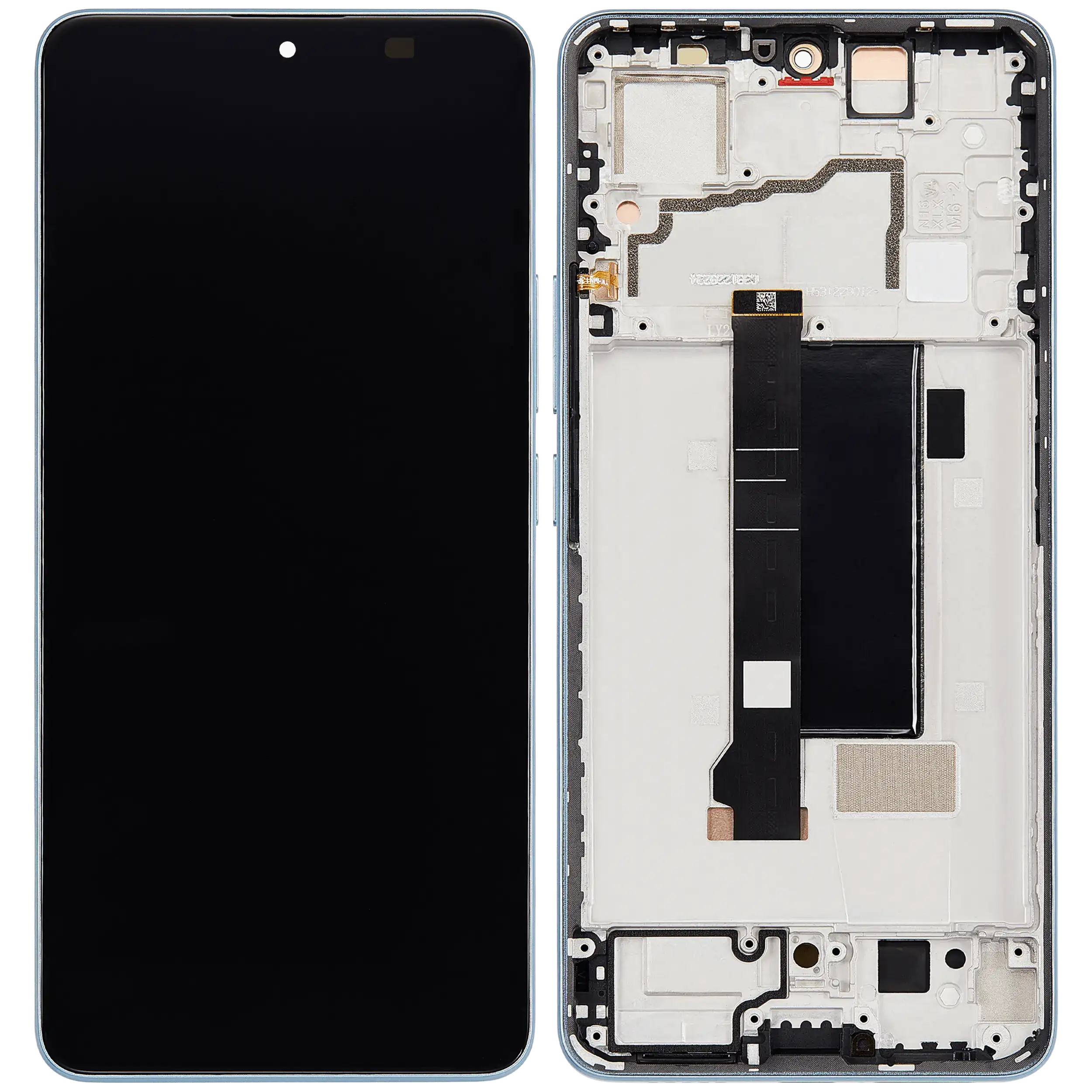 OLED Display mit Rahmen für Xiaomi Redmi Note 13 Pro 5G (professionell aufgearbeitet) (Olive Green) – Bild 2