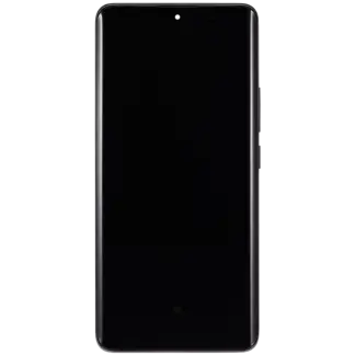 OLED Display mit Rahmen für Xiaomi Redmi Note 14 Pro 5G / Xiaomi Poco X7 (professionell aufgearbeitet) (Midnight Black (Schwarz))