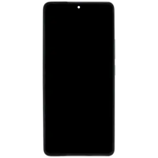 OLED Display mit Rahmen für Xiaomi Poco X7 (professionell aufgearbeitet) (Silver (Silber))