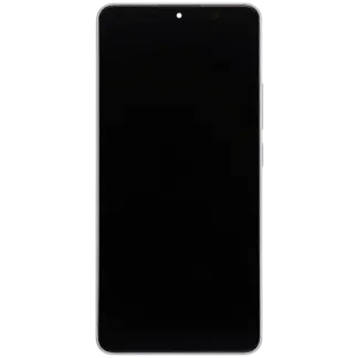 OLED Display mit Rahmen für Xiaomi Poco X6 Pro / Redmi K70E (professionell aufgearbeitet) (Grey (Grau))