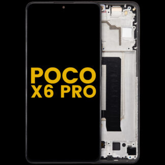 OLED Display mit Rahmen für Xiaomi Poco X6 Pro (professionell aufgearbeitet) (Yellow)