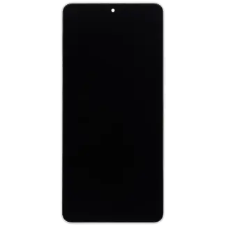 OLED Display mit Rahmen für Xiaomi Poco X6 (professionell aufgearbeitet) (White (Weiß))