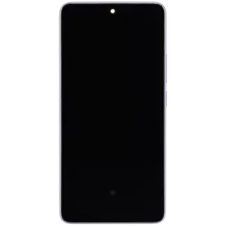 OLED Display mit Rahmen für Xiaomi Redmi Note 14 5G / Poco M7 Pro 5G (professionell aufgearbeitet) (Purple (Violett))