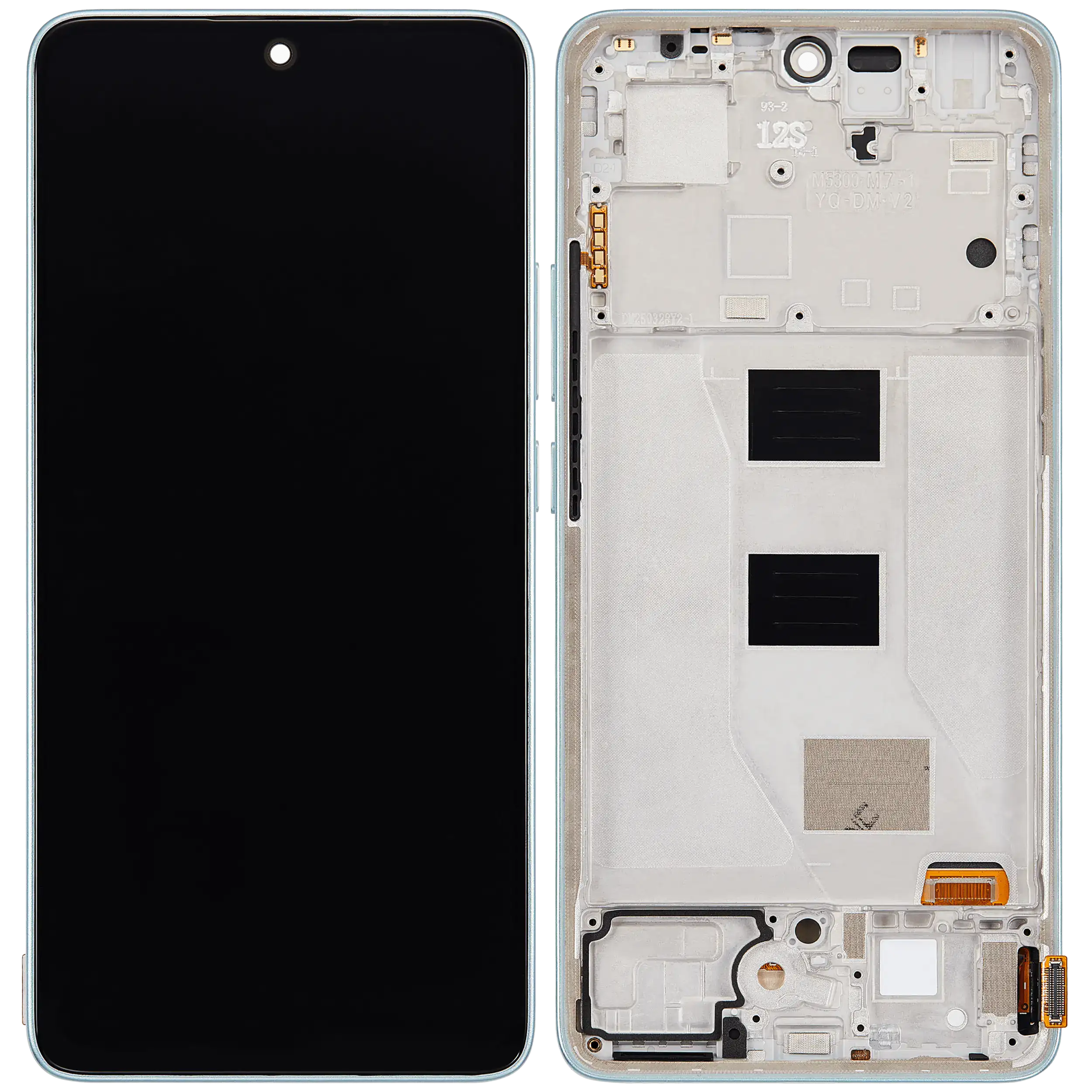 OLED Display mit Rahmen für Xiaomi Poco M7 Pro 5G (professionell aufgearbeitet) (Green (Grün)) – Bild 2