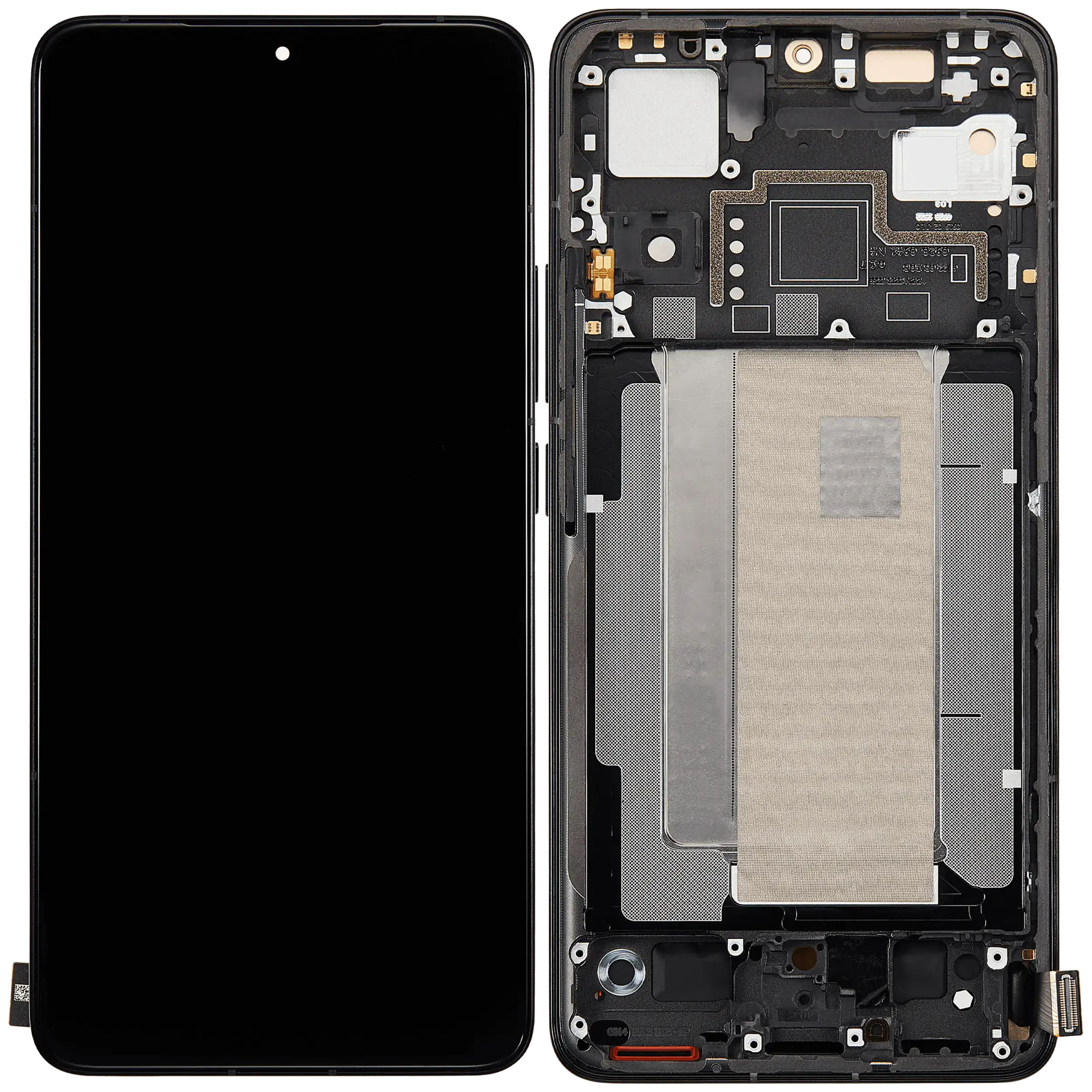 OLED Display mit Rahmen für Xiaomi Poco F6 Pro / Redmi K70 / K70 Pro (professionell aufgearbeitet) (Black (Schwarz)) – Bild 2