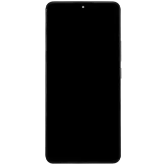 OLED Display mit Rahmen für Xiaomi Redmi Turbo 3 / Xiaomi Poco F6 (professionell aufgearbeitet) (Black (Schwarz))