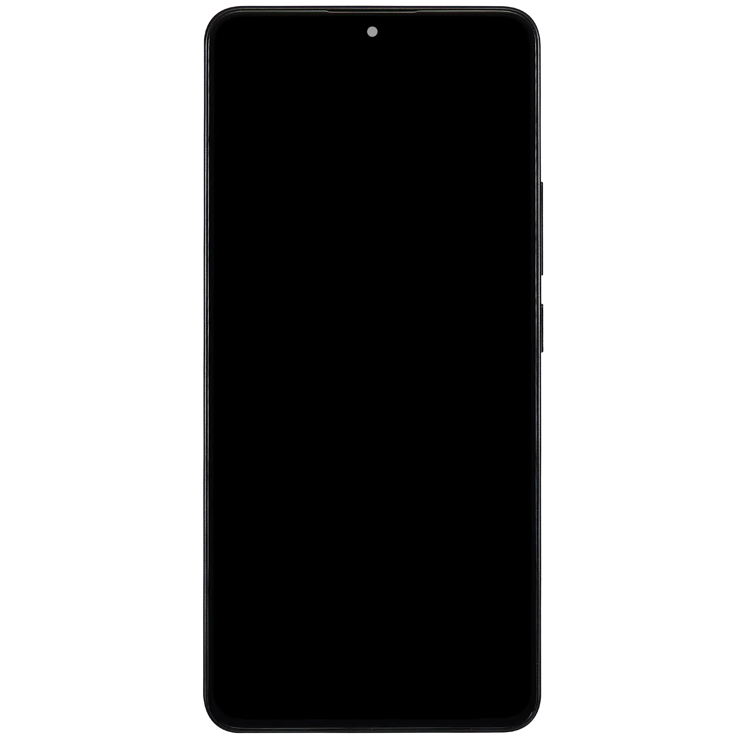 OLED Display mit Rahmen für Xiaomi Redmi Turbo 3 / Xiaomi Poco F6 (professionell aufgearbeitet) (Black (Schwarz)) – Bild 3