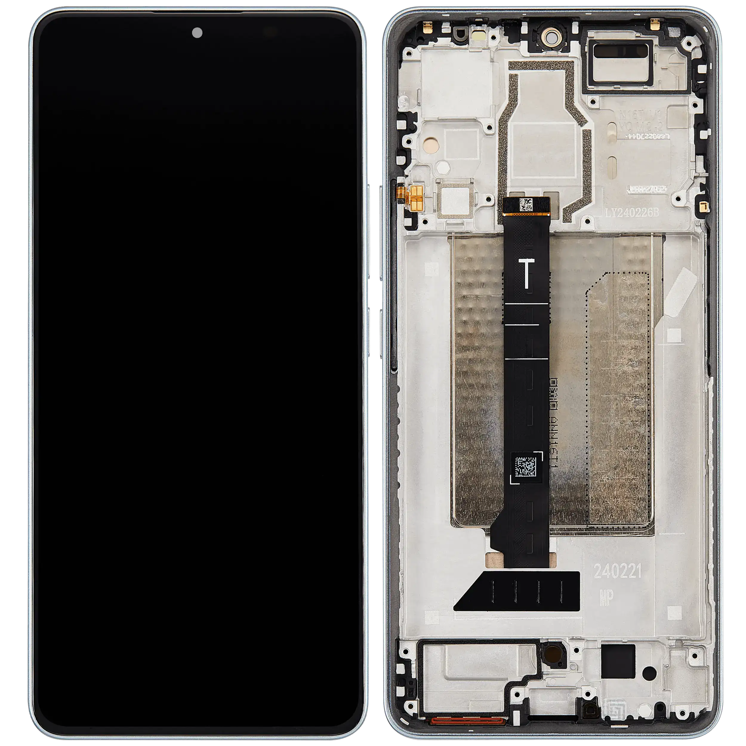 OLED Display mit Rahmen für Xiaomi Redmi Turbo 3 / Xiaomi Poco F6 (professionell aufgearbeitet) (Green (Grün)) – Bild 2