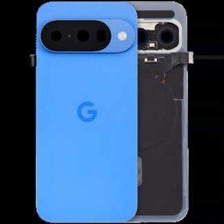 Rückdeckel Gehäuse mit Kleinteilen vormontiert für Google Pixel 10 (ausgebautes Originalteil: Grade A) (Indigo)