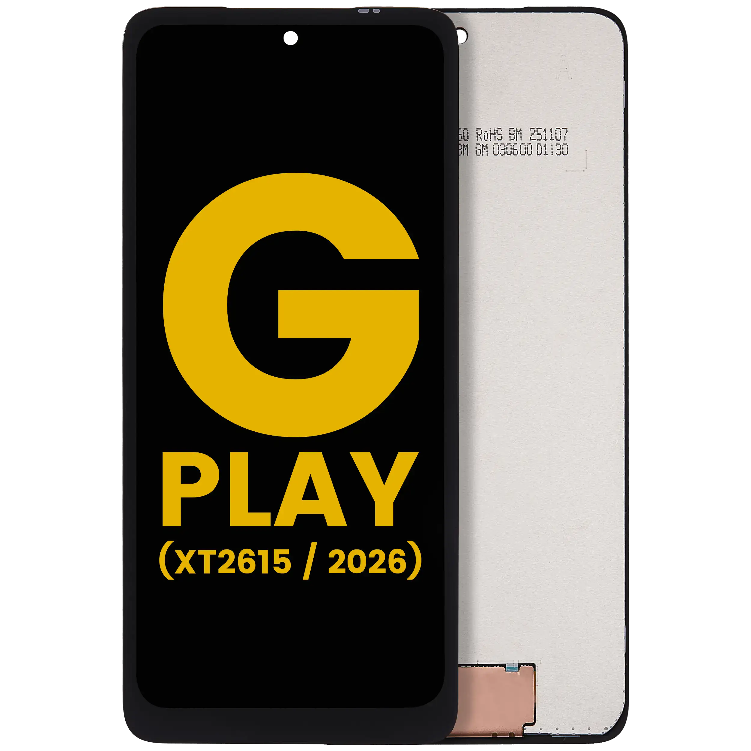 OLED Display mit Rahmen für Motorola Moto G Play (XT2615 / 2026) (Original) – Bild 4