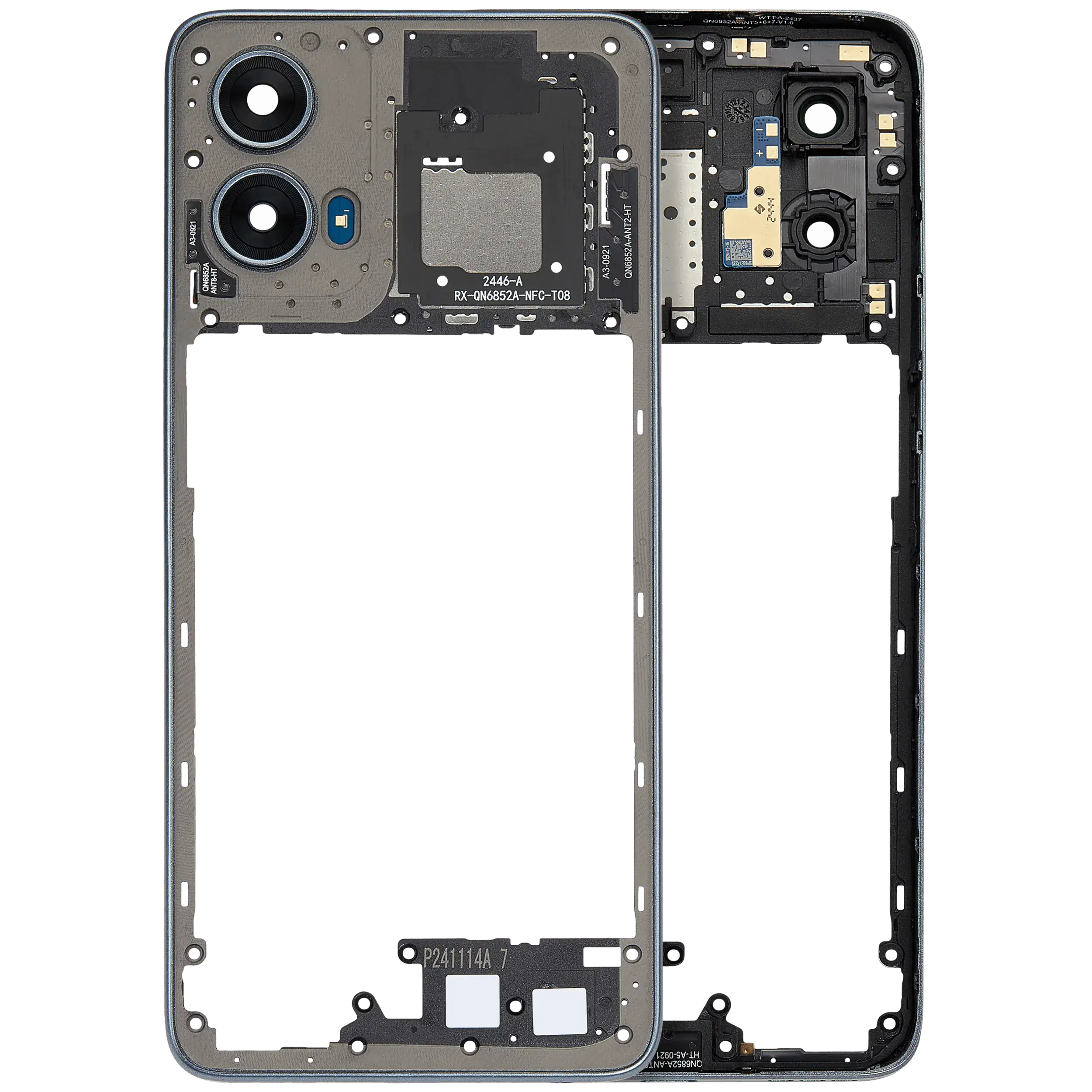 Middle Rahmen für Motorola Moto G Play (XT2615 / 2026) (Original) (Tapestry) – Bild 5