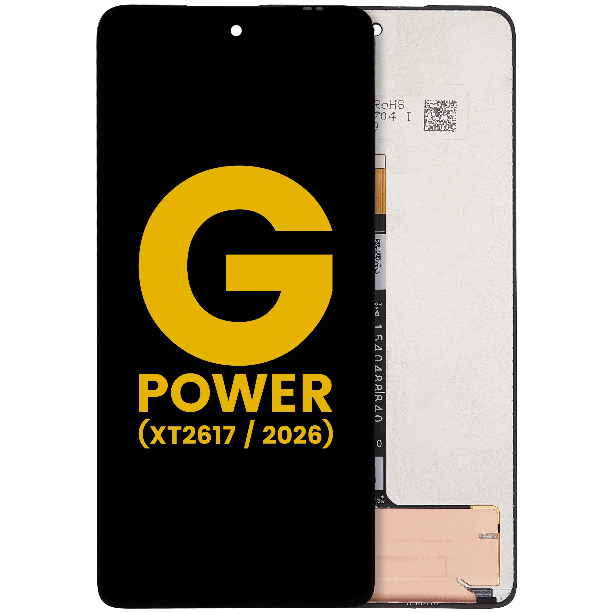 OLED Display mit Rahmen für Motorola Moto G Power (XT2617 / 2026) (Original) (Evening Blue) – Bild 3