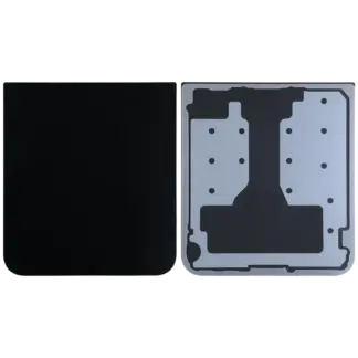 Rückdeckelglas für Samsung Galaxy Z Flip 6 5G (Service Pack) (Black (Schwarz))