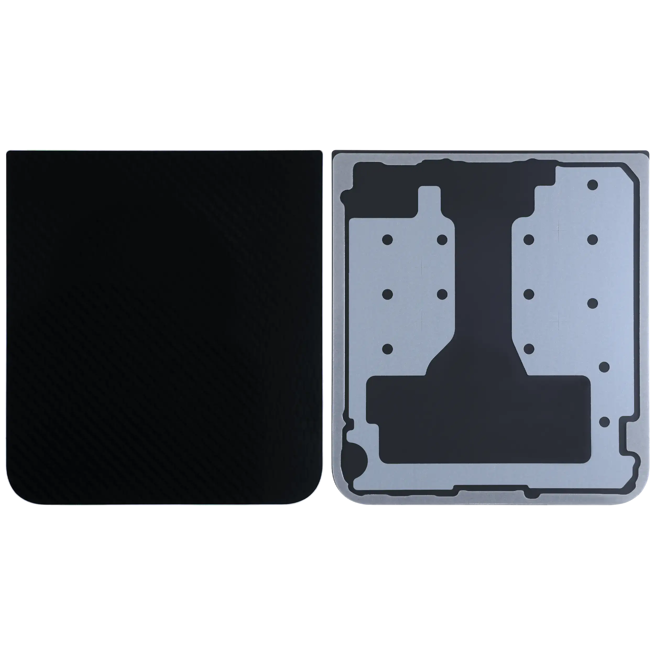 Rückdeckelglas für Samsung Galaxy Z Flip 6 5G (Service Pack) (Black (Schwarz)) – Bild 2