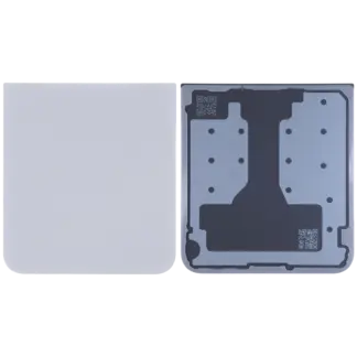 Rückdeckelglas für Samsung Galaxy Z Flip 6 5G (Service Pack) (White (Weiß))