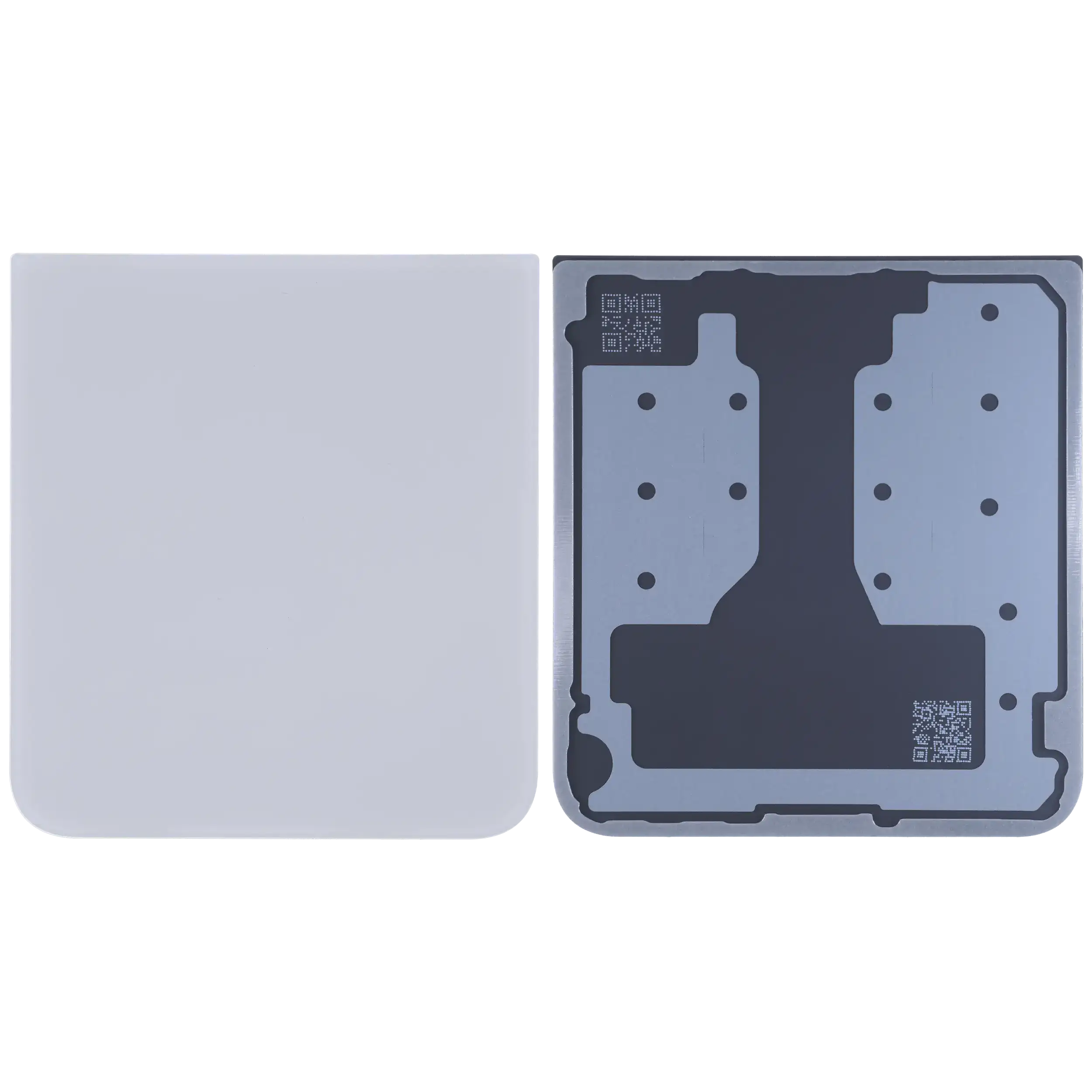 Rückdeckelglas für Samsung Galaxy Z Flip 6 5G (Service Pack) (White (Weiß)) – Bild 2