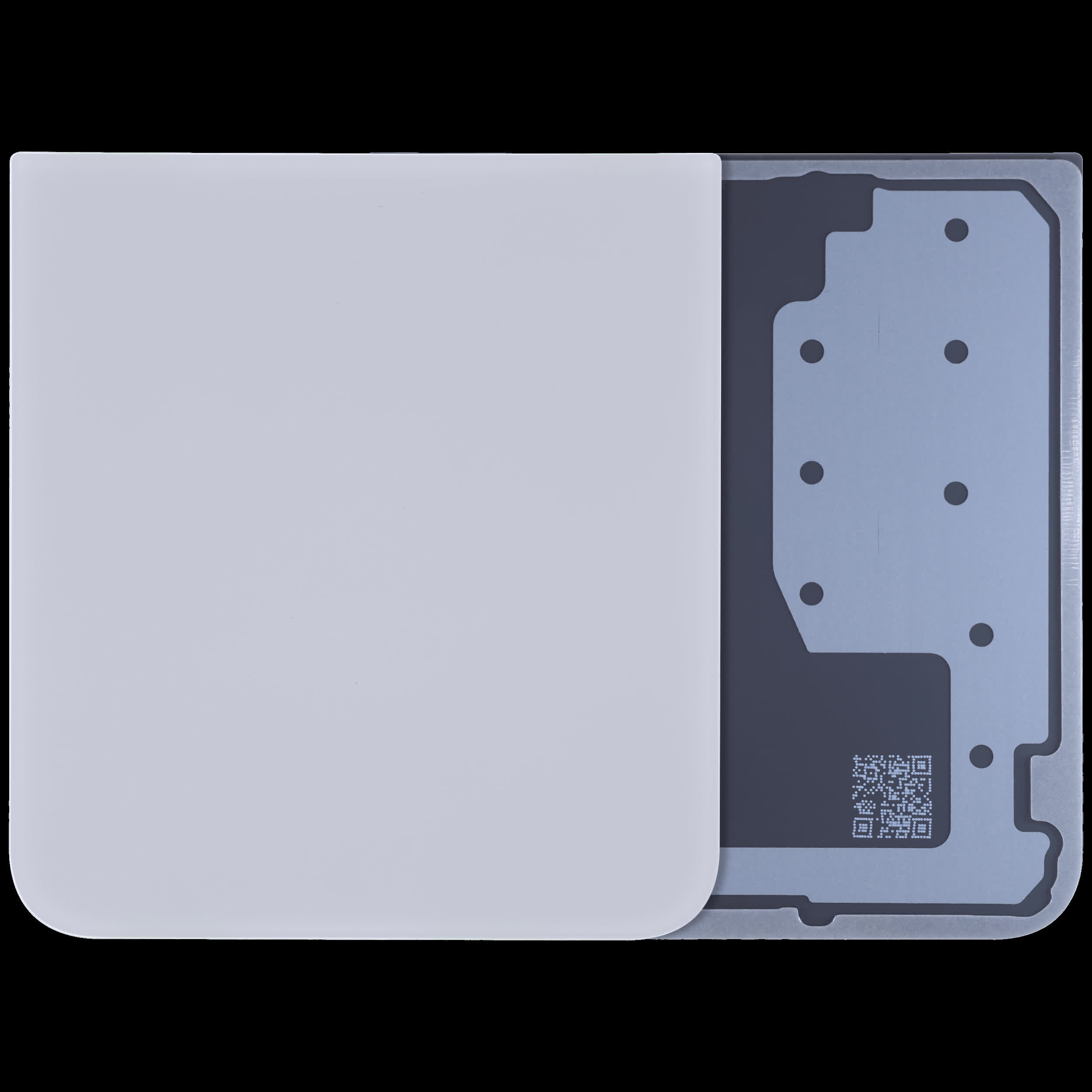 Rückdeckelglas für Samsung Galaxy Z Flip 6 5G (Service Pack) (White (Weiß))