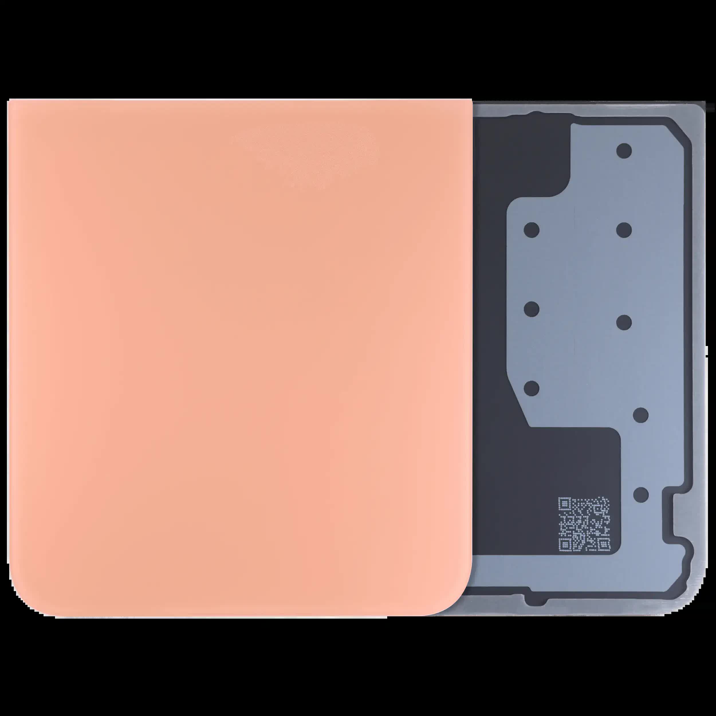 Rückdeckelglas für Samsung Galaxy Z Flip 6 5G (Service Pack) (Peach)