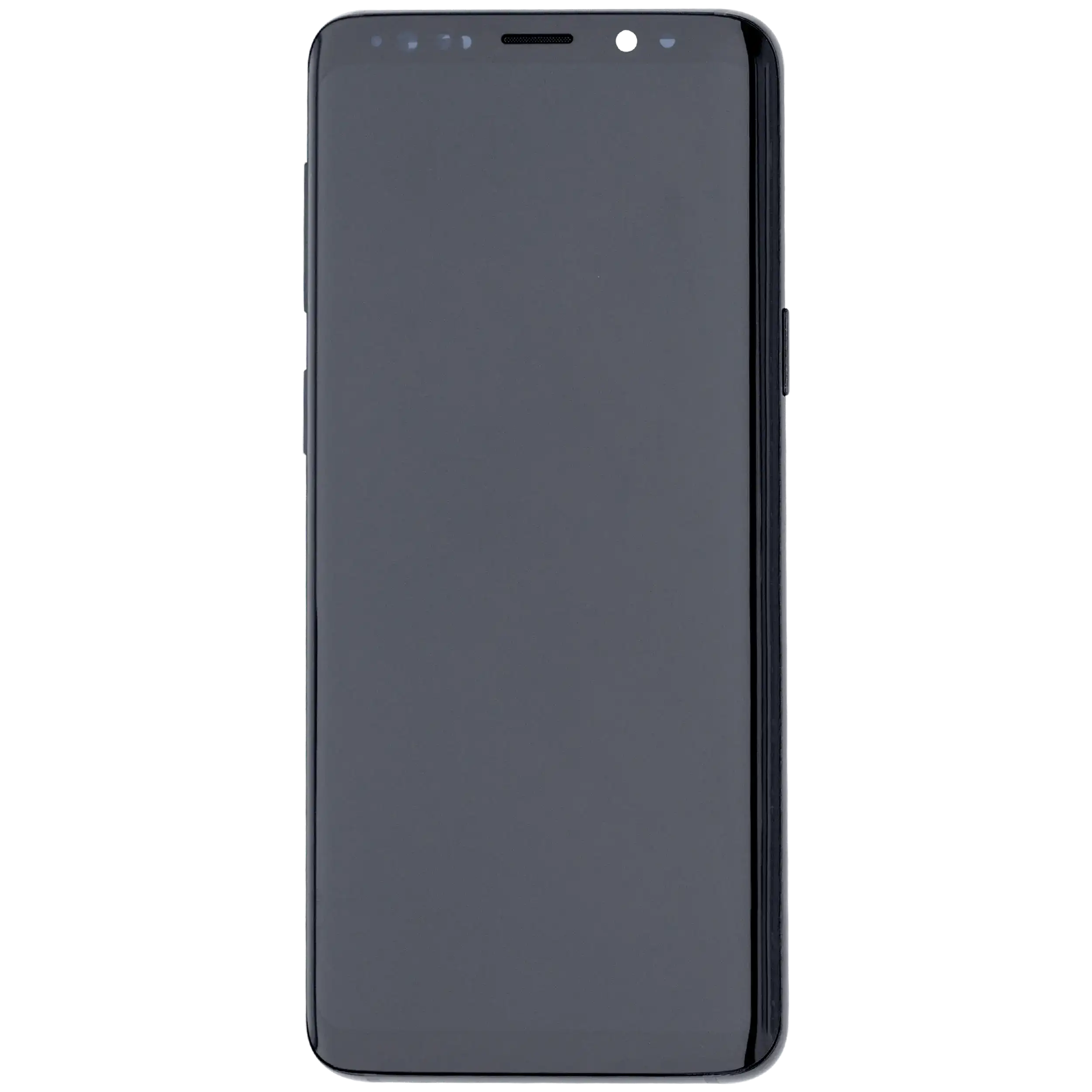 OLED Display mit Rahmen für Samsung Galaxy S9 (Aftermarket Plus) (Midnight Black (Schwarz)) – Bild 3