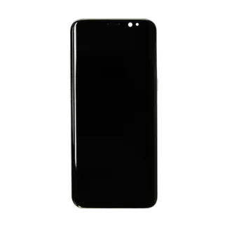 OLED Display mit Rahmen für Samsung Galaxy S8 (Aftermarket Plus) (Maple Gold)