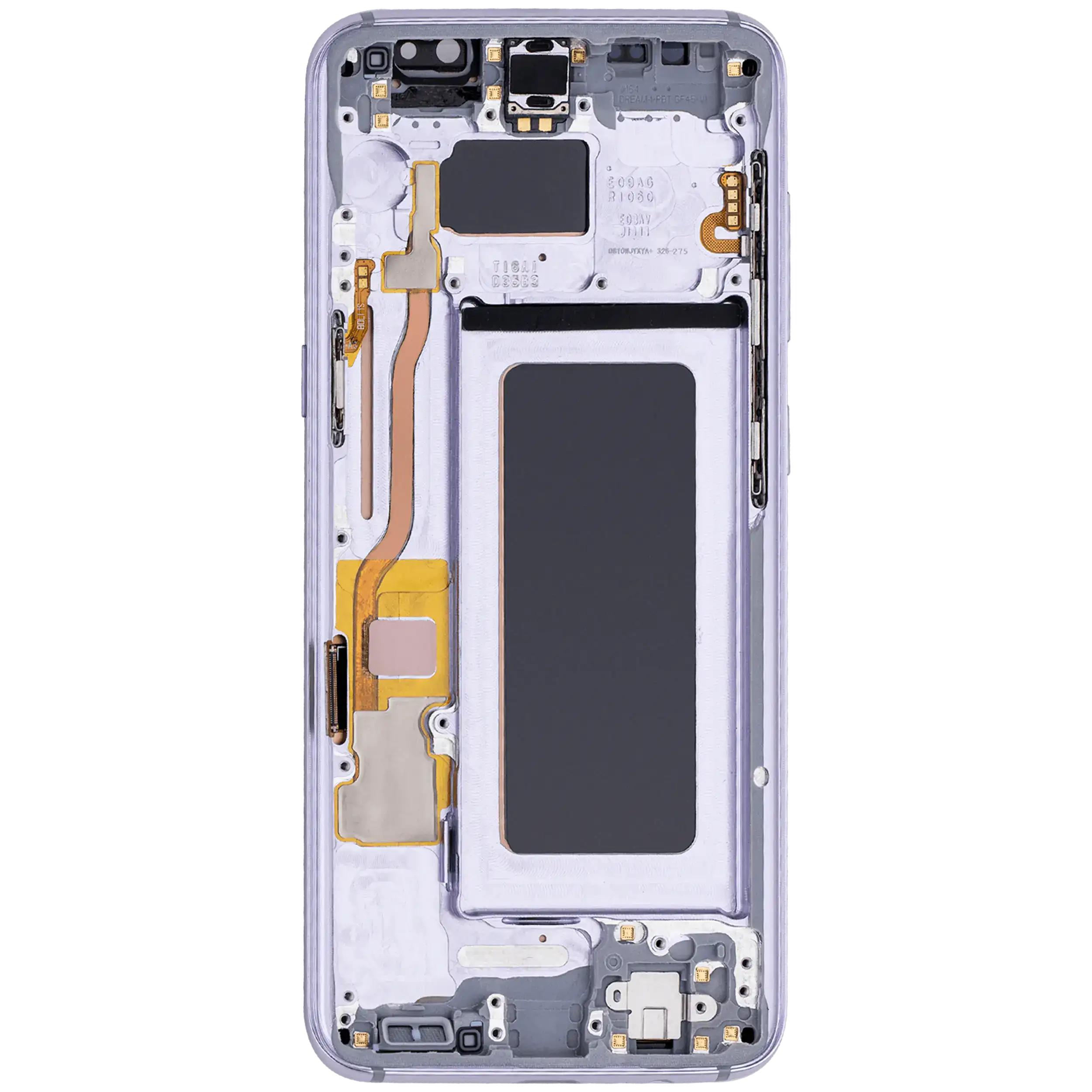 OLED Display mit Rahmen für Samsung Galaxy S8 (Aftermarket Plus) (Orchid Gray) – Bild 4