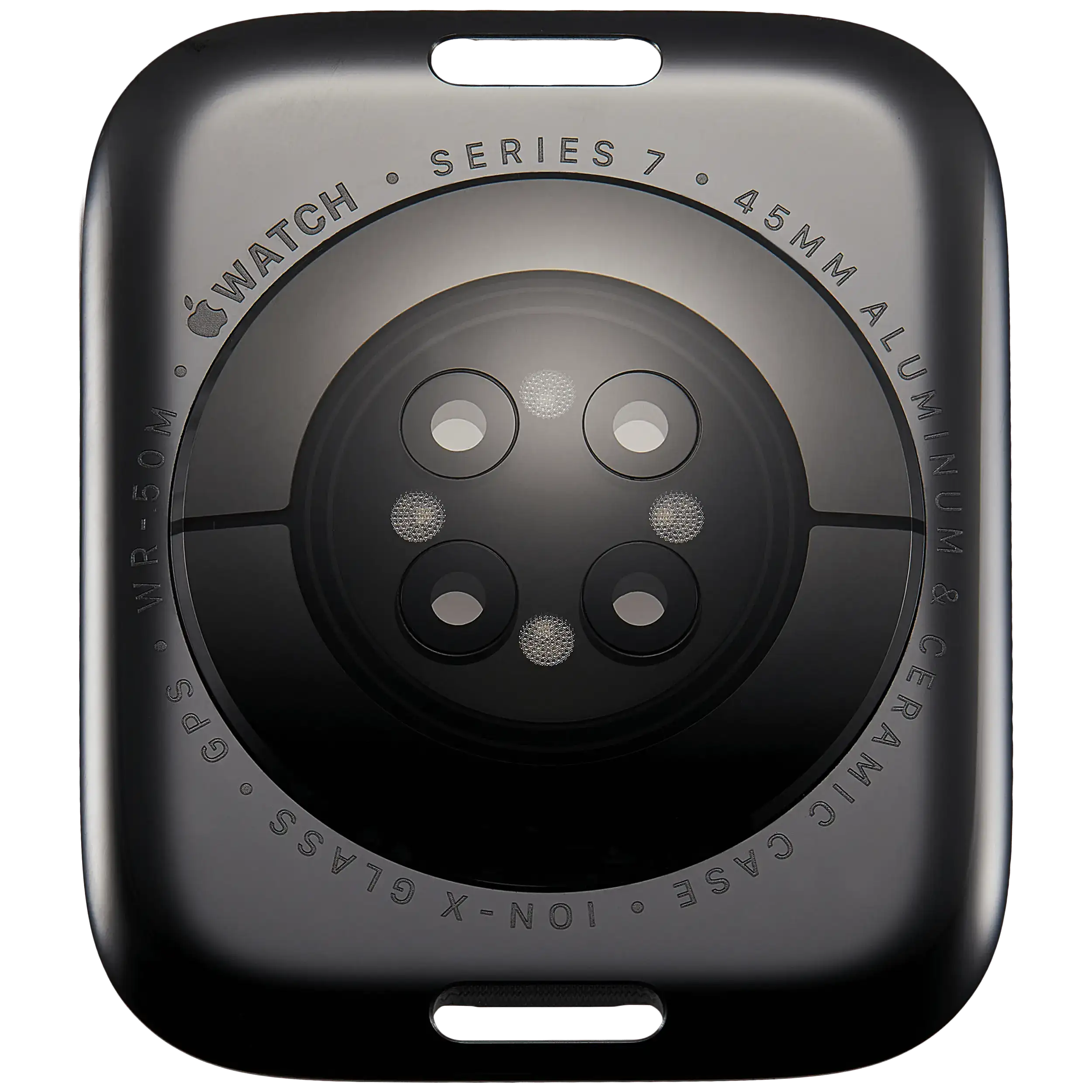 Rückdeckel Baugruppe für Watch Series 7 (45mm) (GPS Version) (Aluminium / Space Black) – Bild 3
