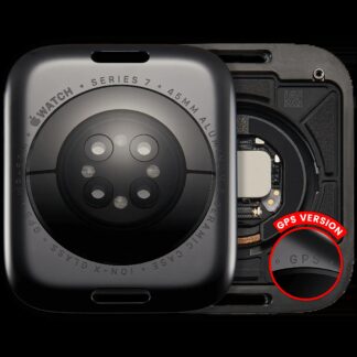 Rückdeckel Baugruppe für Watch Series 7 (45mm) (GPS Version) (Aluminium / Space Black)