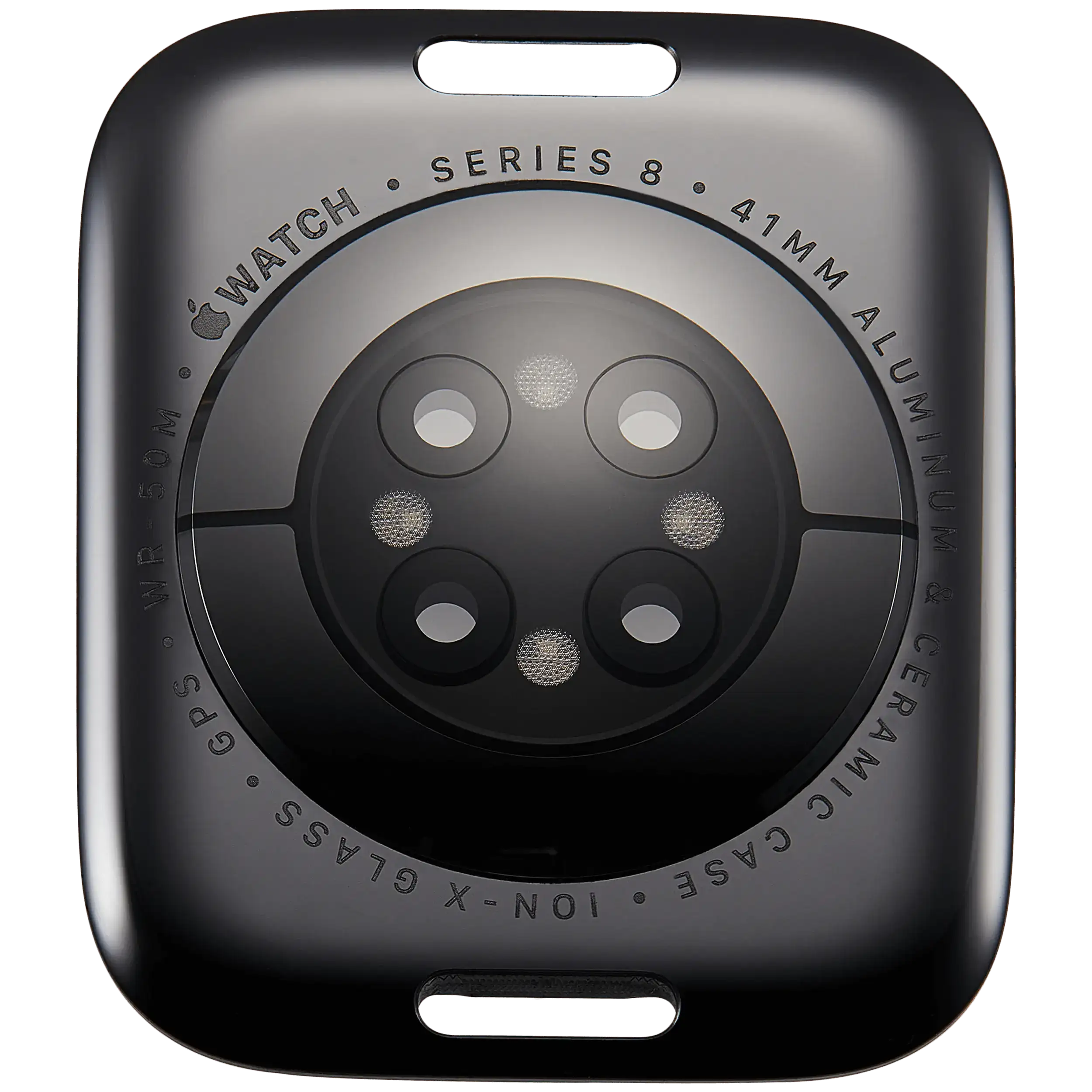 Rückdeckel Baugruppe für Watch Series 8 (41mm) (GPS Version) (Aluminium / Space Black) – Bild 3