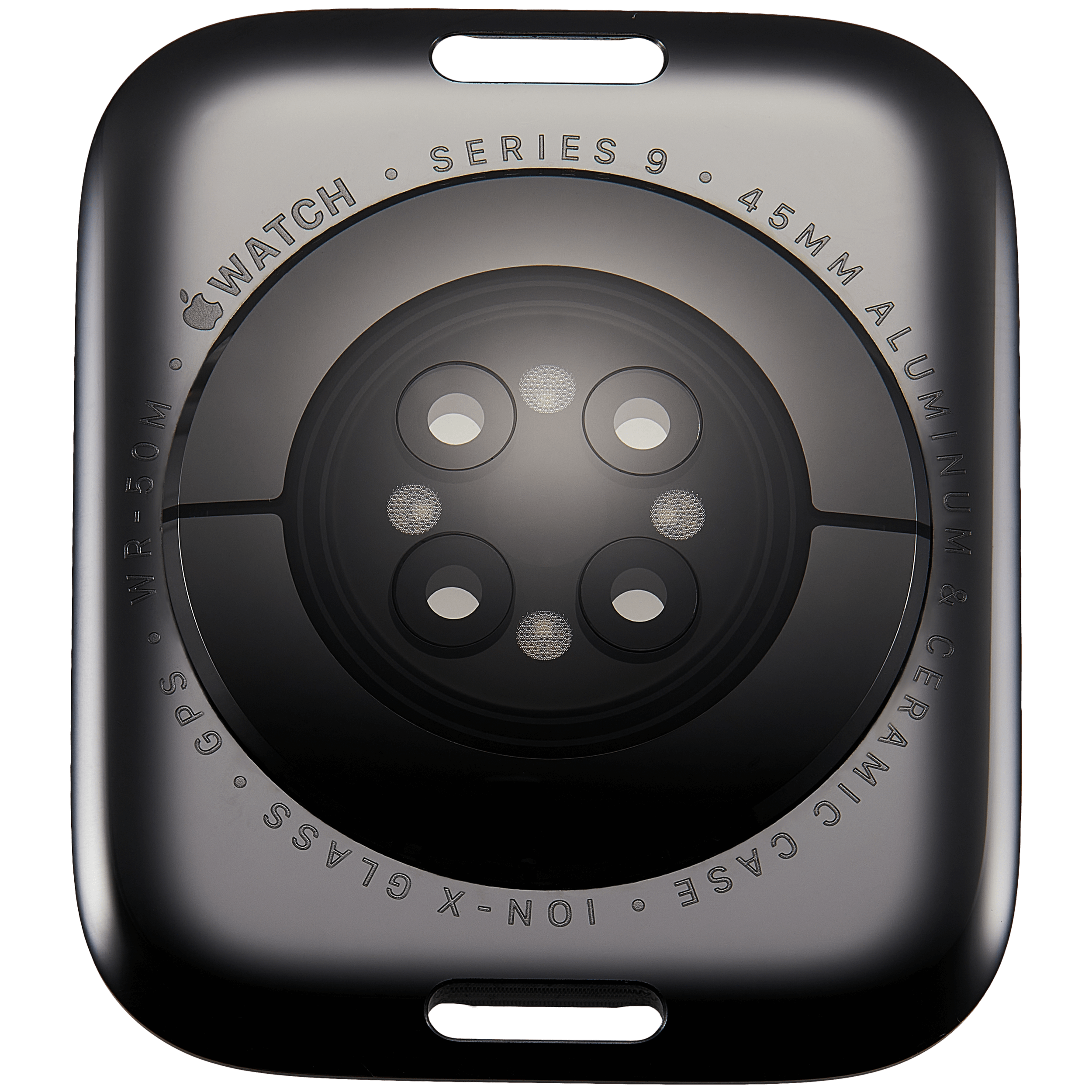 Rückdeckel Baugruppe für Watch Series 9 (45mm) (GPS Version) (Aluminium / Space Black) – Bild 3