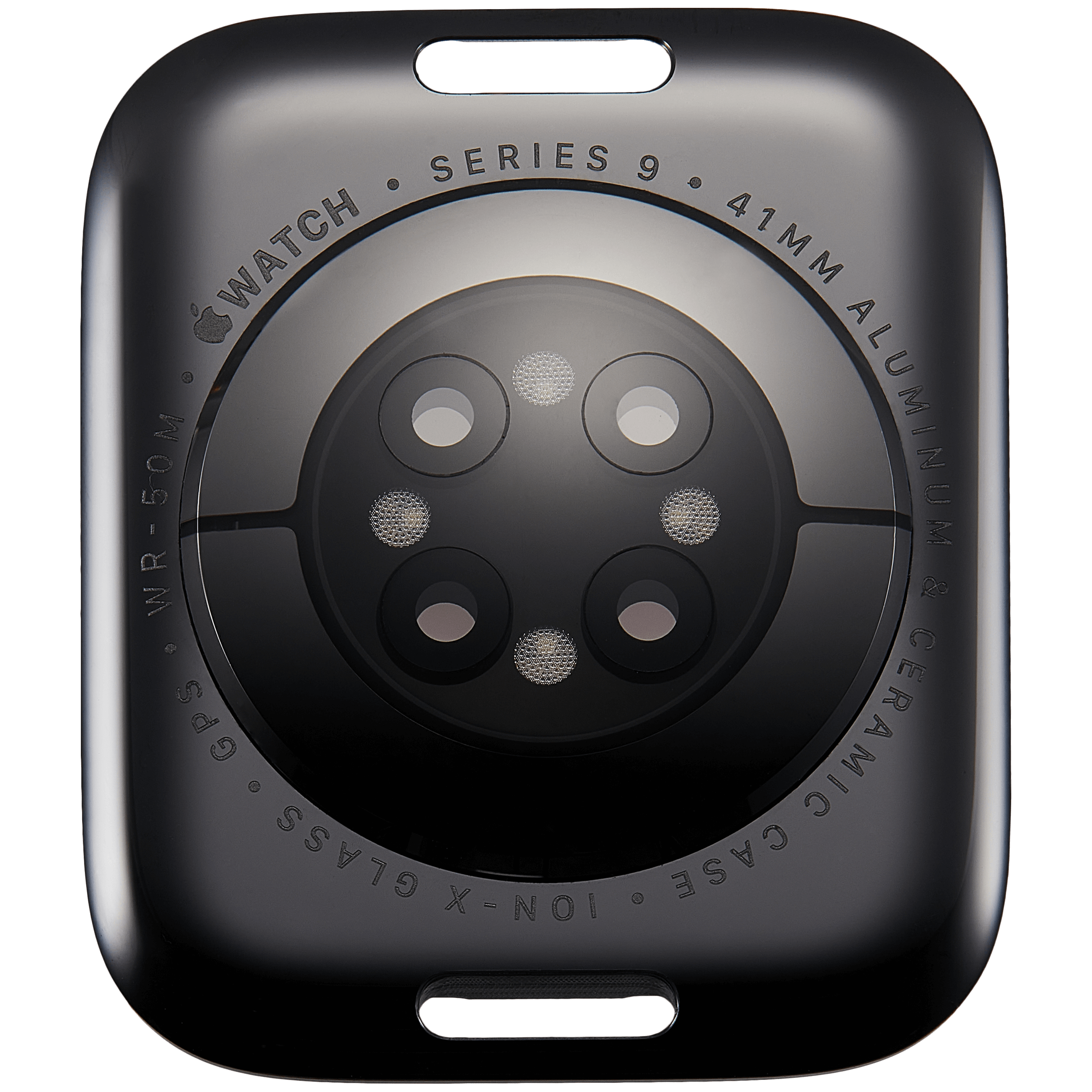 Rückdeckel Baugruppe für Watch Series 9 (41mm) (GPS Version) (Aluminium / Space Black) – Bild 3