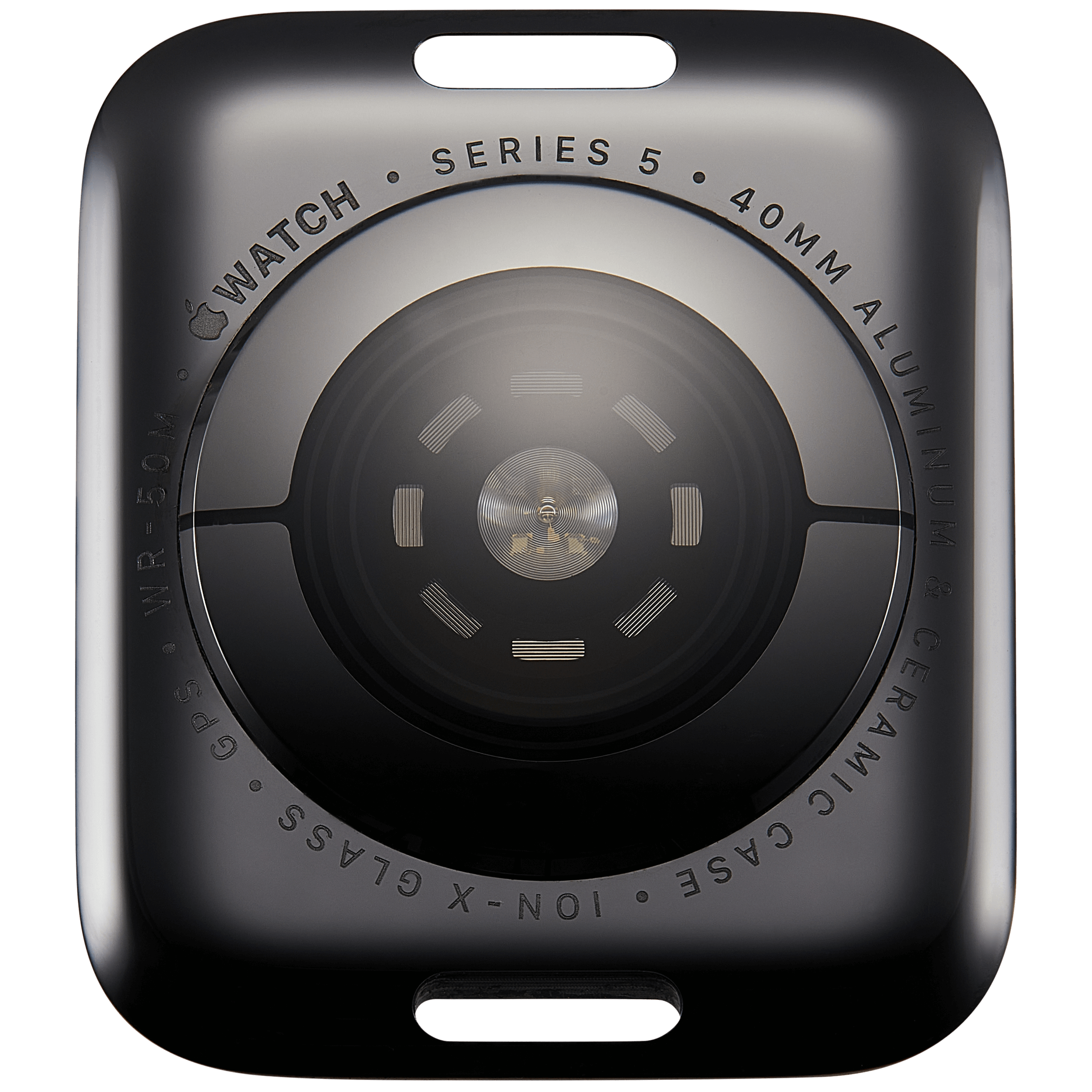 Rückdeckel Baugruppe für Watch Series 5 (40mm) (GPS Version) (Aluminium / Space Black) – Bild 3