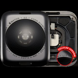 Rückdeckel Baugruppe für Watch Series SE 1st (44MM) (LET Version) (Aluminium / Space Black)