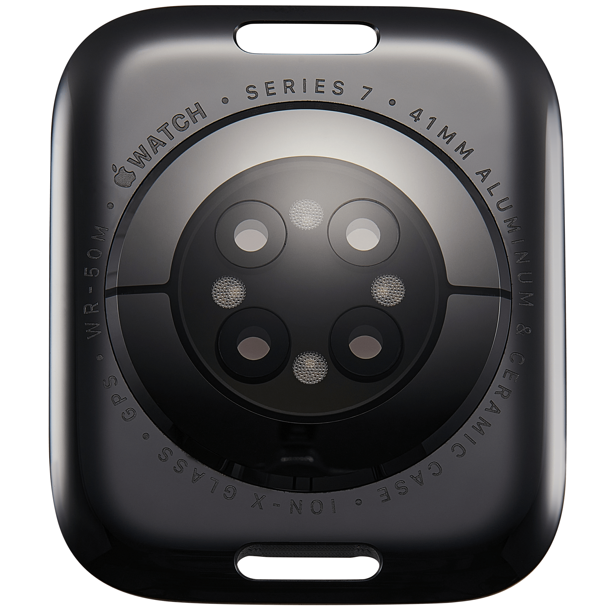Rückdeckel Baugruppe für Watch Series 7 (41mm) (GPS Version) (Aluminium / Space Black) – Bild 3