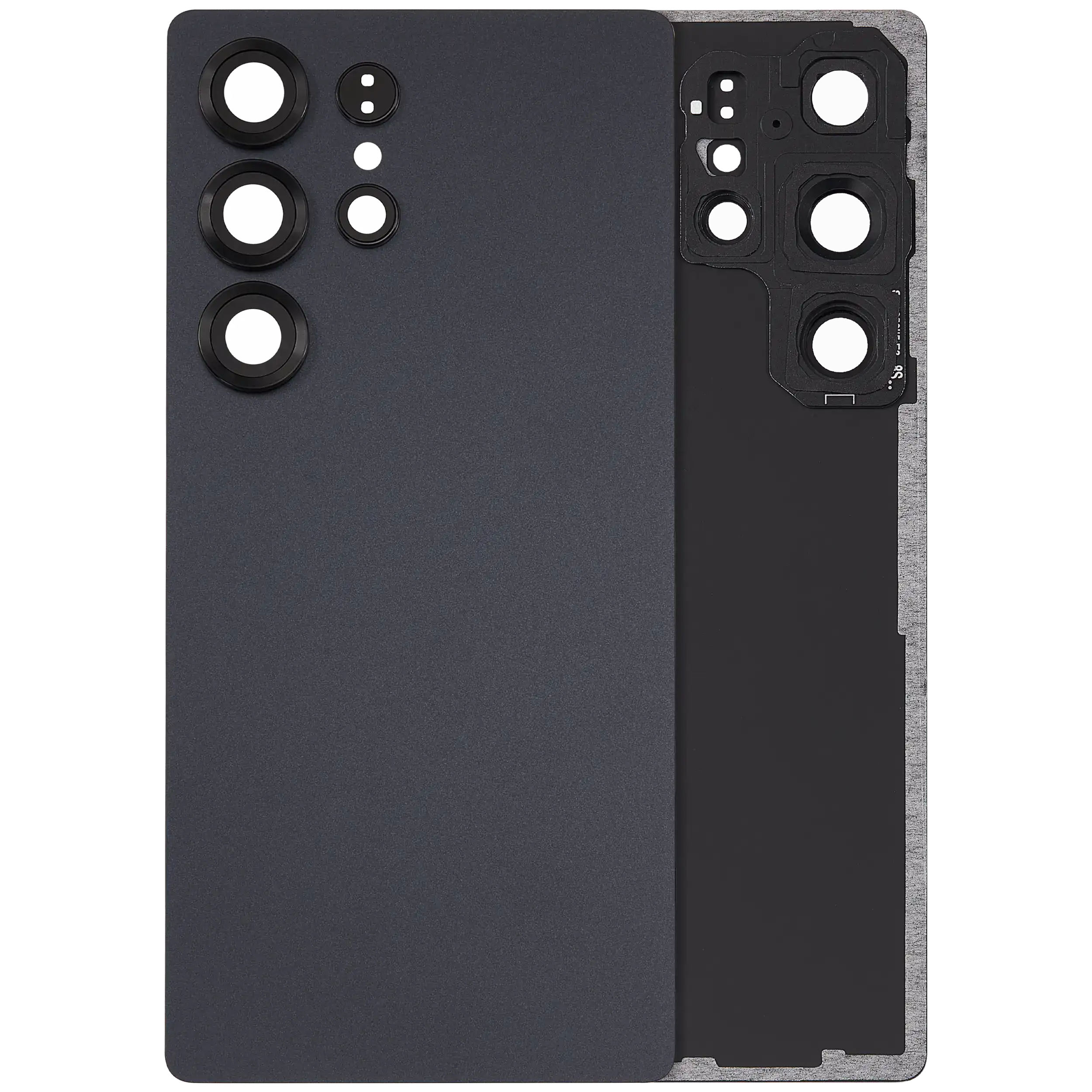 Rückdeckelglas mit Kameraglas für Samsung Galaxy S25 Ultra 5G (Service Pack) (Titanium Jet Black) – Bild 3