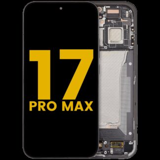OLED Display mit Rahmen für Xiaomi 17 Pro Max (professionell aufgearbeitet) (Black (Schwarz))