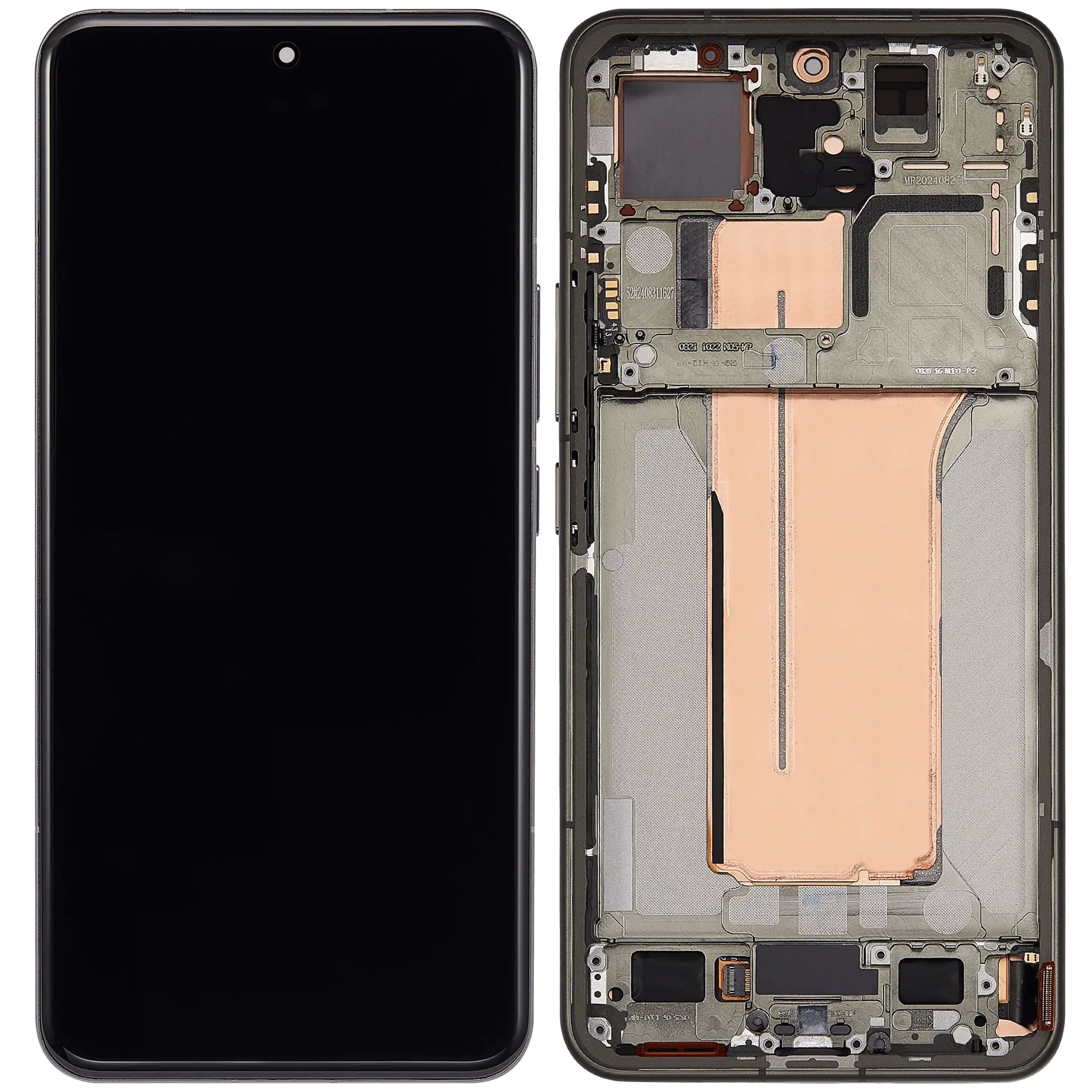 OLED Display mit Rahmen für Xiaomi 15 Pro (professionell aufgearbeitet) (Green (Grün)) – Bild 2