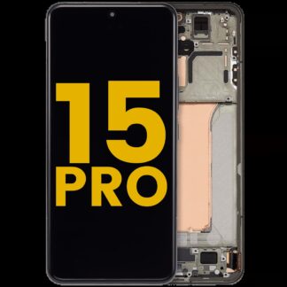 OLED Display mit Rahmen für Xiaomi 15 Pro (professionell aufgearbeitet) (Green (Grün))