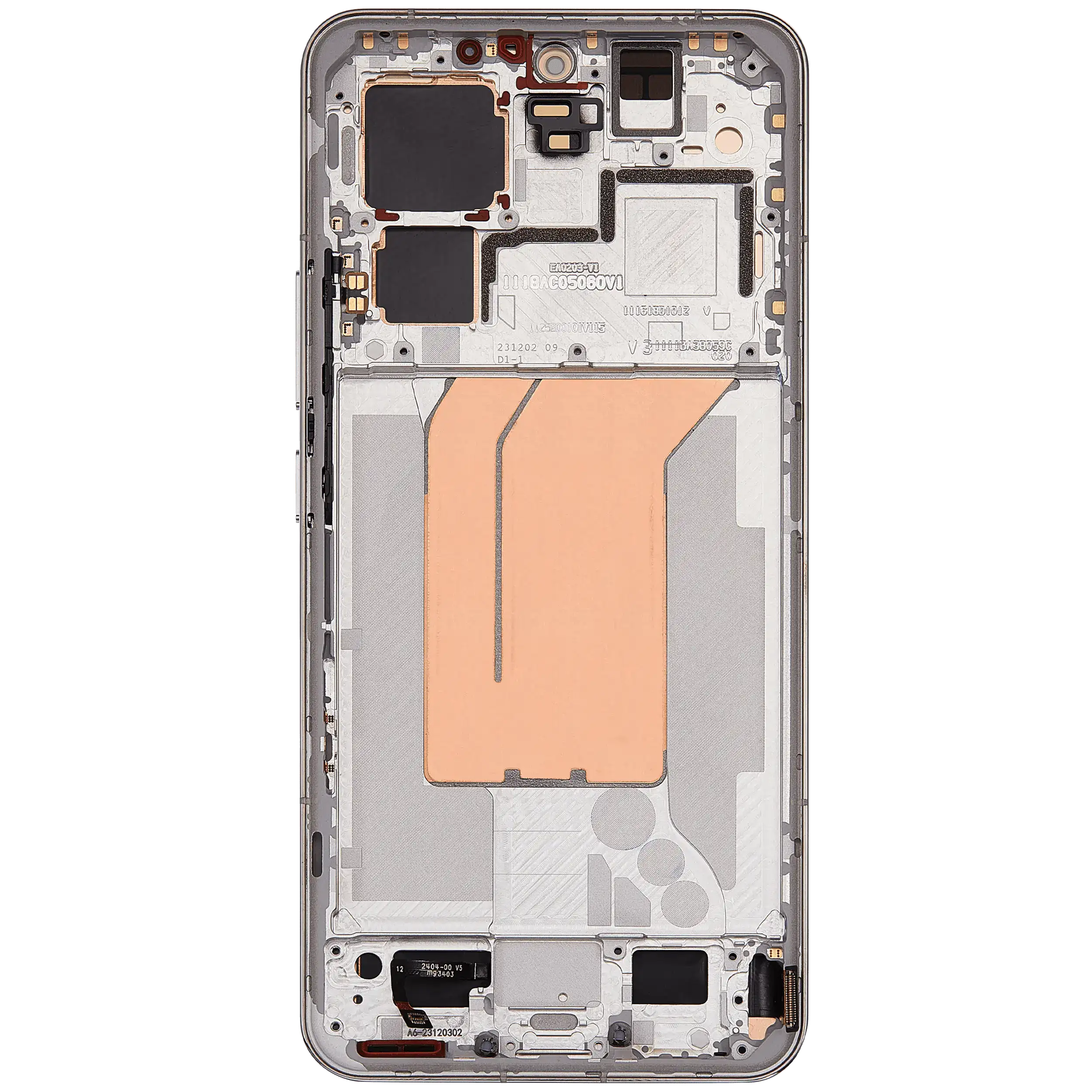 OLED Display mit Rahmen für Xiaomi 14 Pro (professionell aufgearbeitet) (Silver (Silber)) – Bild 4