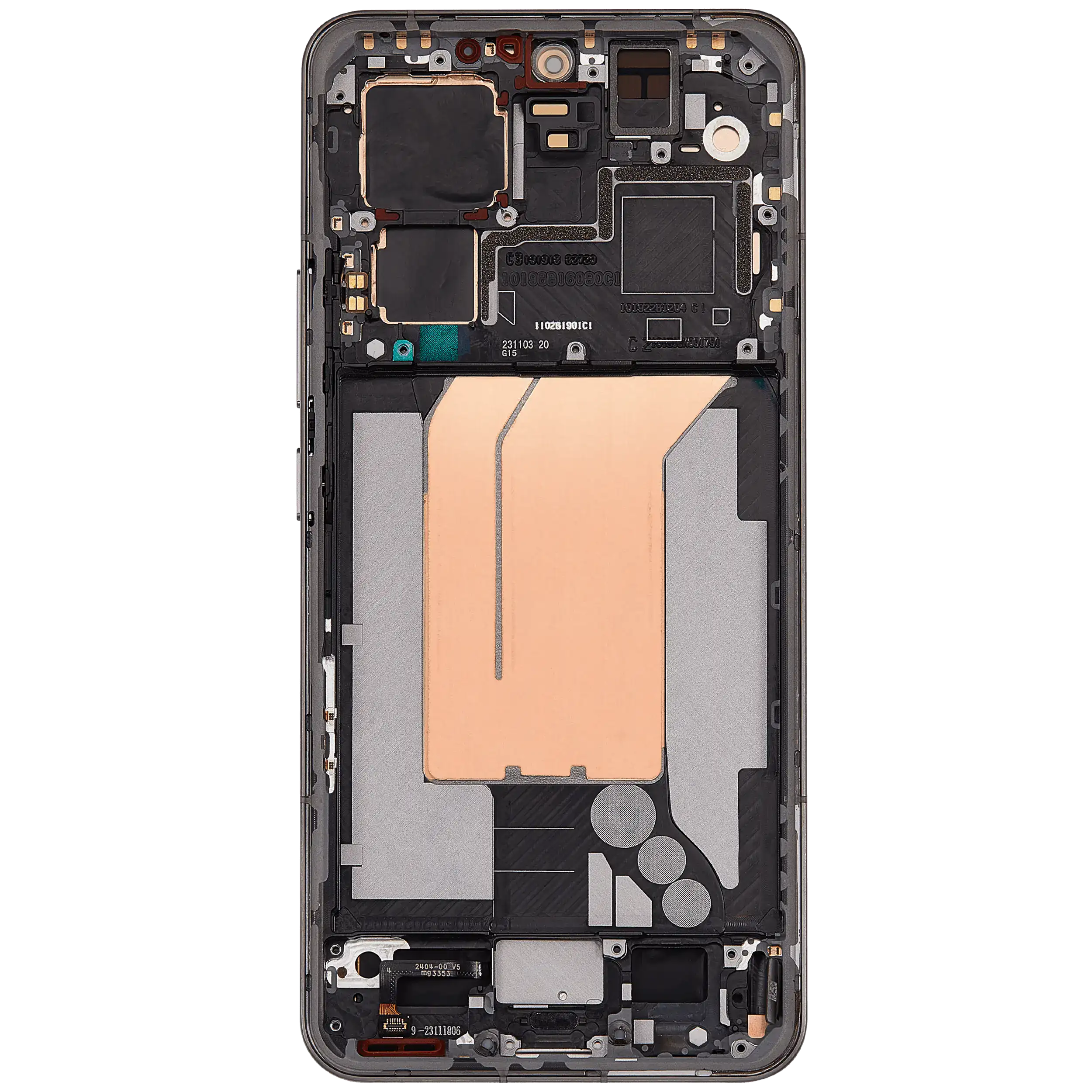 OLED Display mit Rahmen für Xiaomi 14 Pro (professionell aufgearbeitet) (Titanium) – Bild 4