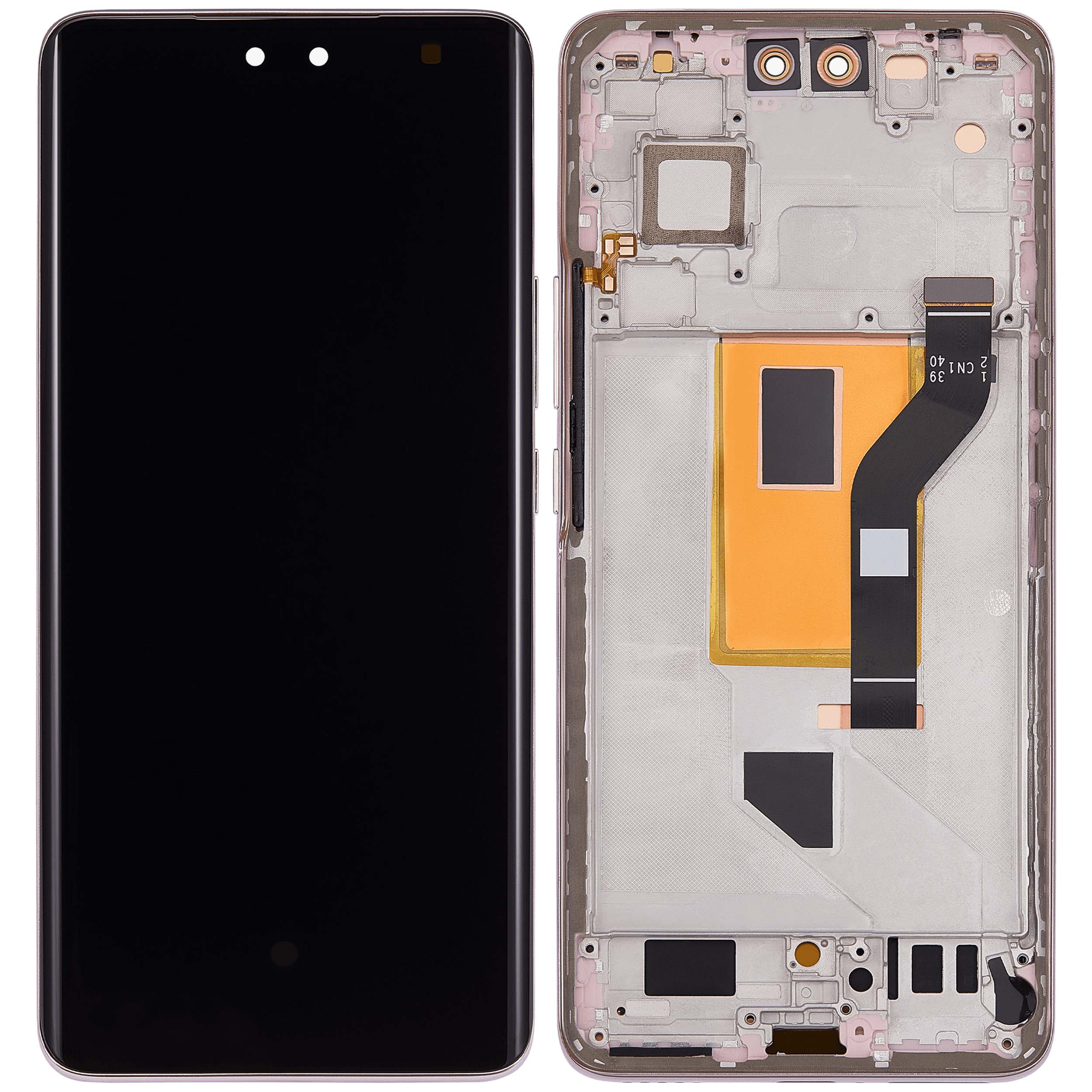 OLED Display mit Rahmen für Xiaomi 13 Lite / Civi 2 (professionell aufgearbeitet) (Lite pink) – Bild 2