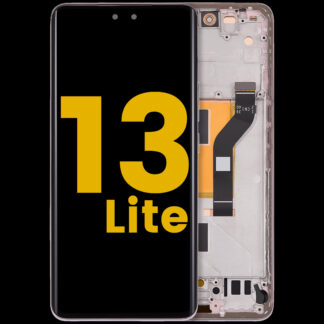OLED Display mit Rahmen für Xiaomi 13 Lite / Civi 2 (professionell aufgearbeitet) (Lite pink)