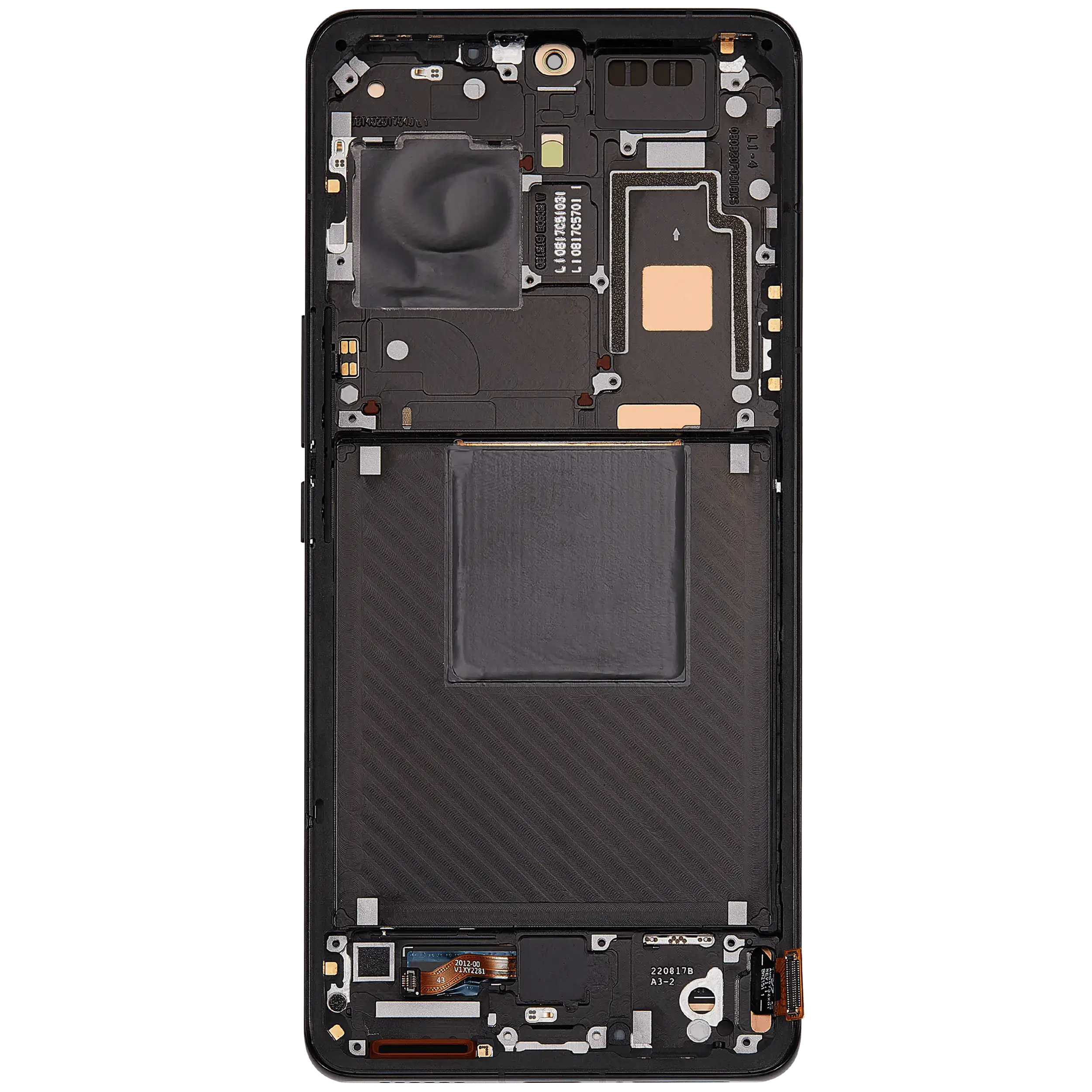 OLED Display mit Rahmen für Xiaomi 12S Ultra (professionell aufgearbeitet) (Black (Schwarz)) – Bild 4