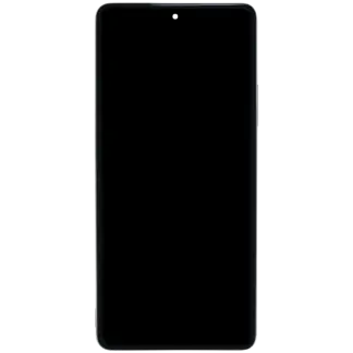 OLED Display mit Rahmen für Xiaomi 11T / 11T Pro (professionell aufgearbeitet) (Celestial Blue)