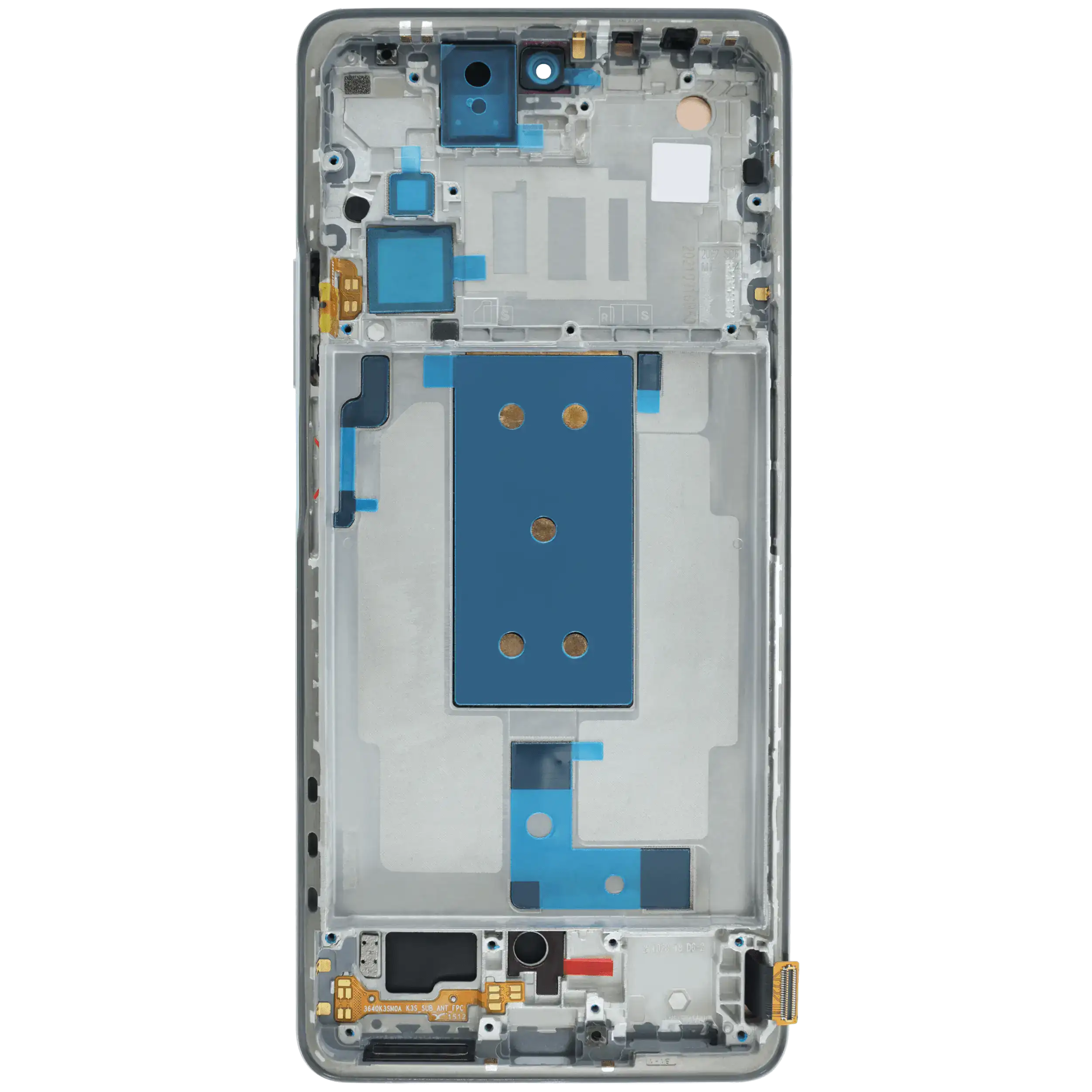 OLED Display mit Rahmen für Xiaomi 11T / 11T Pro (professionell aufgearbeitet) (Celestial Blue) – Bild 4